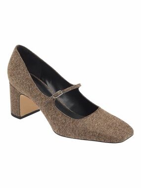 NWT! NORDSTROM | Madyson Brown-Herringbone Block Heel Mary Jane Pump. Size 8.